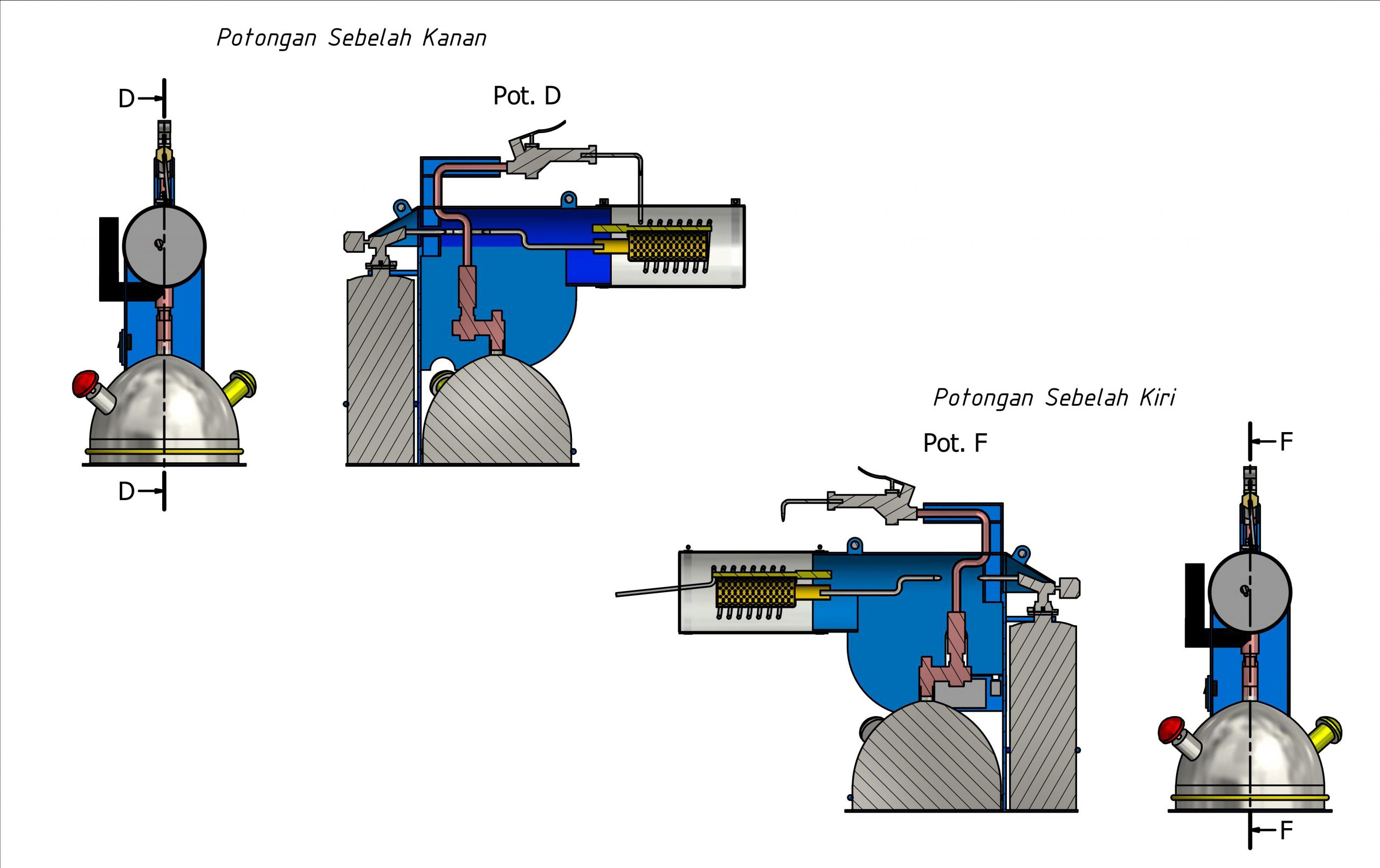 ilmuteknik.id - tampak potongan mesin mini fogging