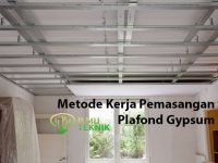 ilmuteknik.id - Metode Kerja Pemasangan Plafond Gypsum