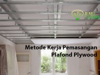 ilmuteknik.id - Metode Kerja Pemasangan Plafond Plywood