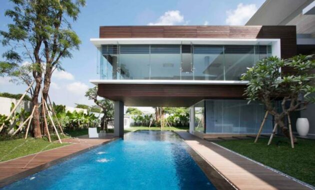 15 Contoh Kolam Renang Kecil di Belakang Rumah Minimalis