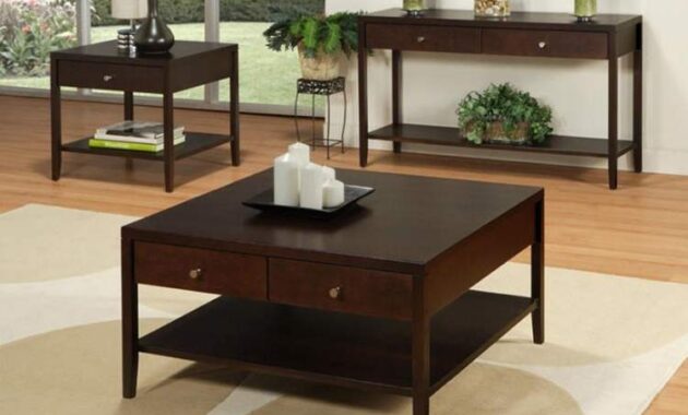 15 Inspirasi Desain Meja Minimalis Ruang Tamu yang Ciamik