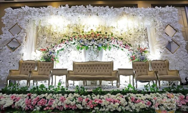 Dekorasi Pernikahan Minimalis