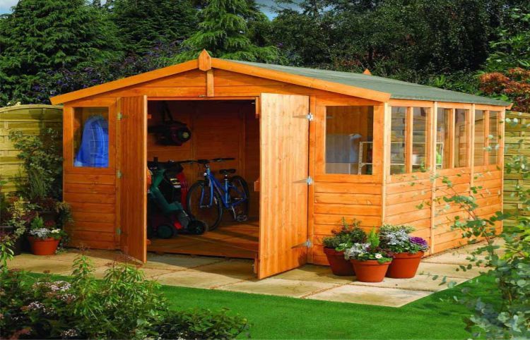 Desain Gudang Minimalis di Belakang Rumah