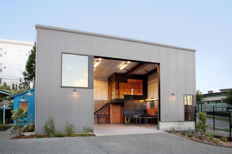 Desain Gudang Modern dan Minimalis