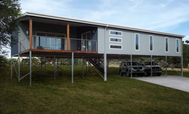 Desain rumah panggung minimalis