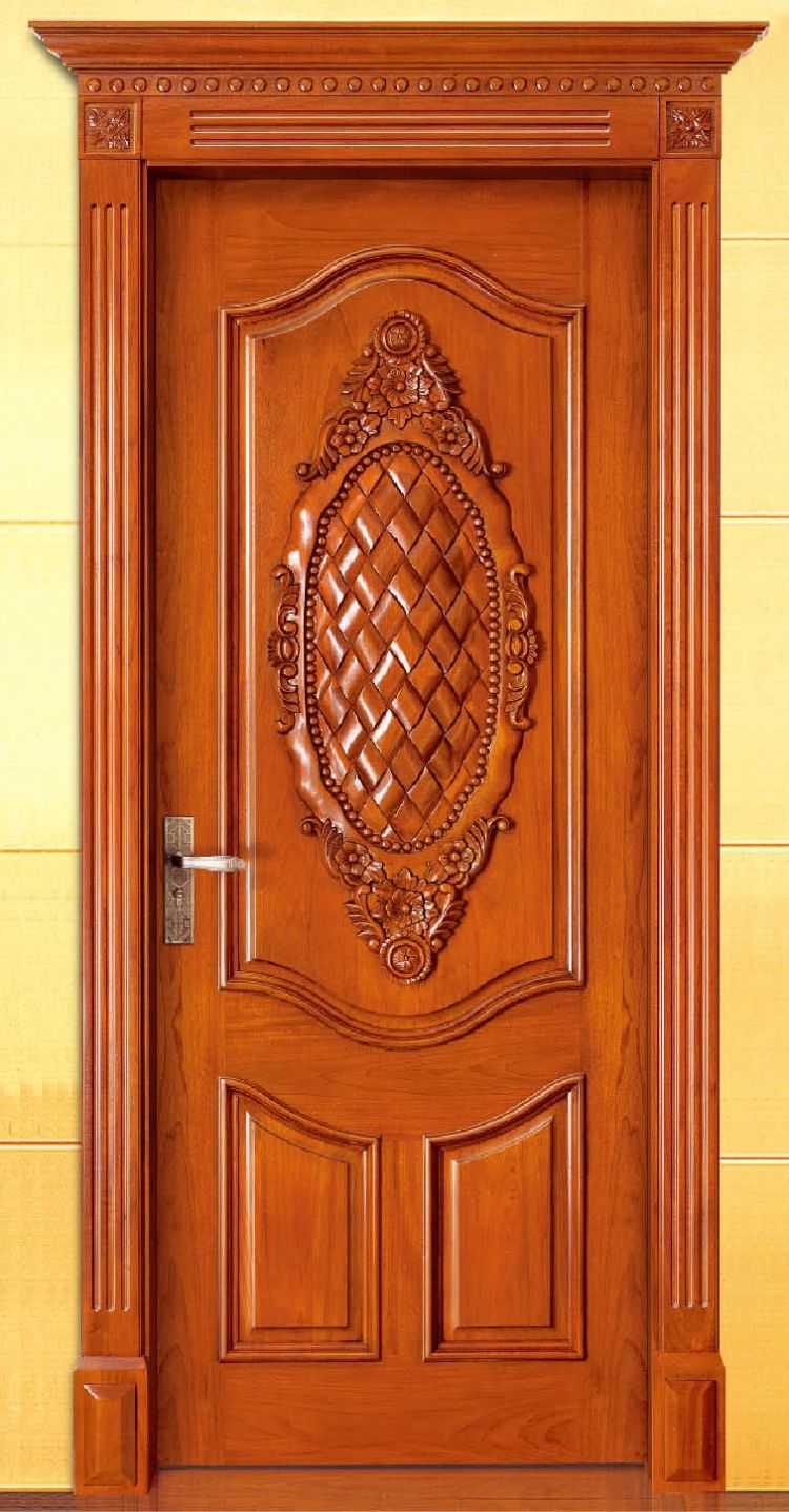 Pintu Ukir Motif Anyaman