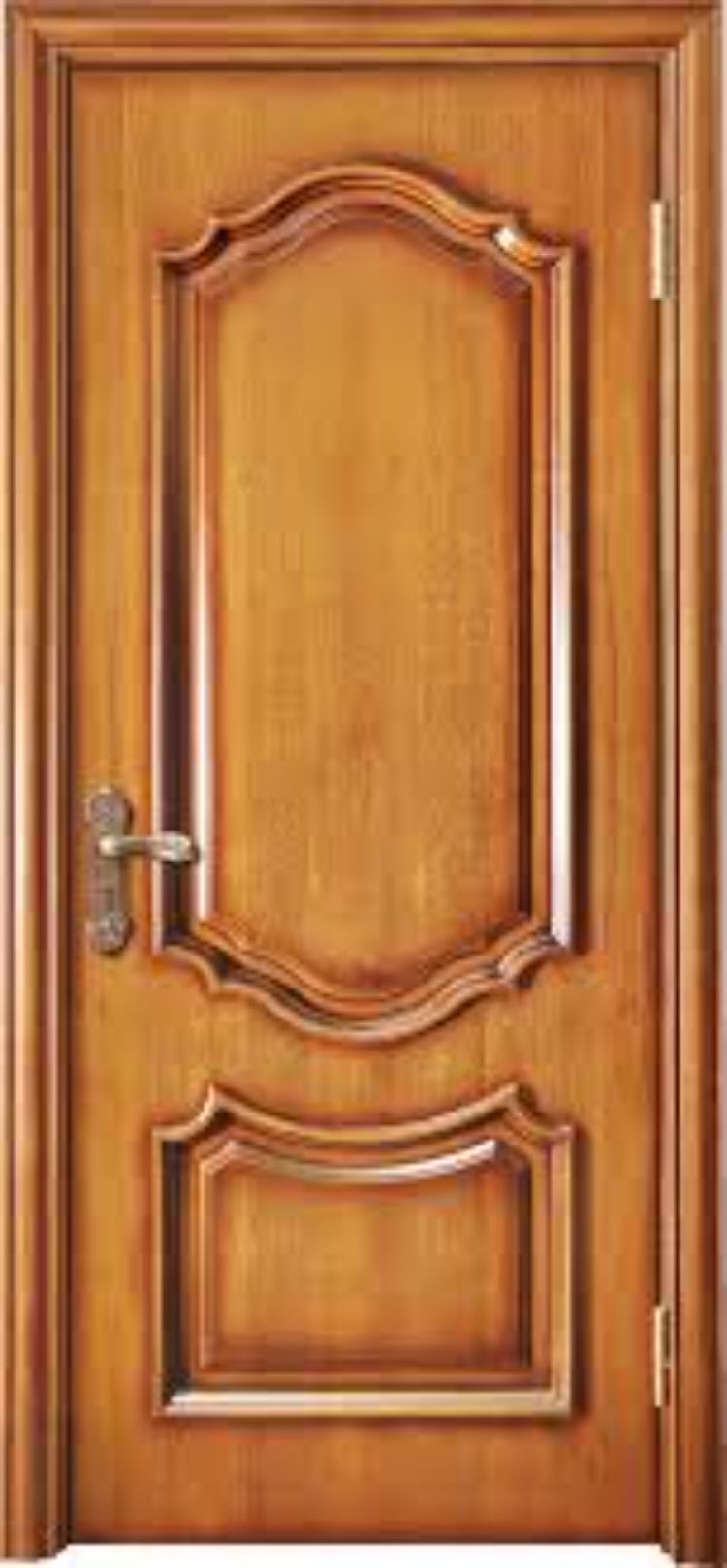 Pintu Ukir Sederhana Tanpa Motif