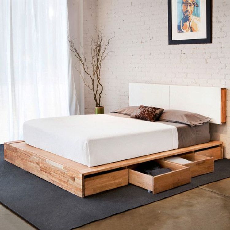Tempat Tidur Minimalis Modern Multifungsi