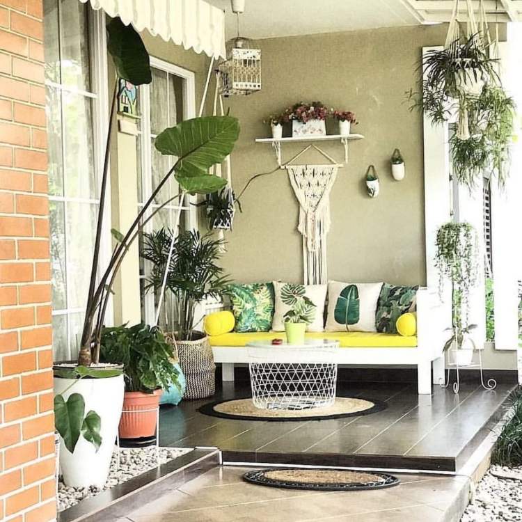 Warna Beige untuk Rumah Boho