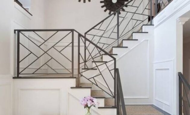 railing tangga minimalis modern