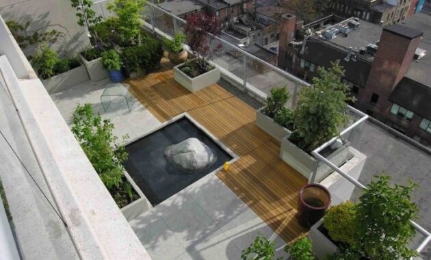 rooftop rumah minimalis