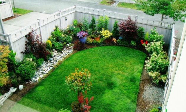 taman minimalis depan rumah