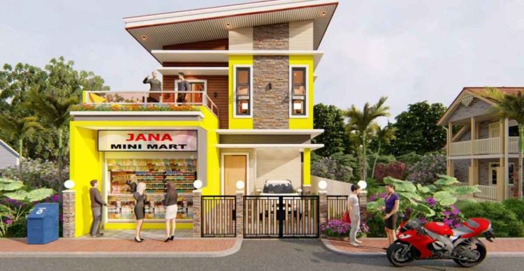 15 Model Warung Minimalis, Depan Rumah Juga Cocok! – Ilmuteknik.id