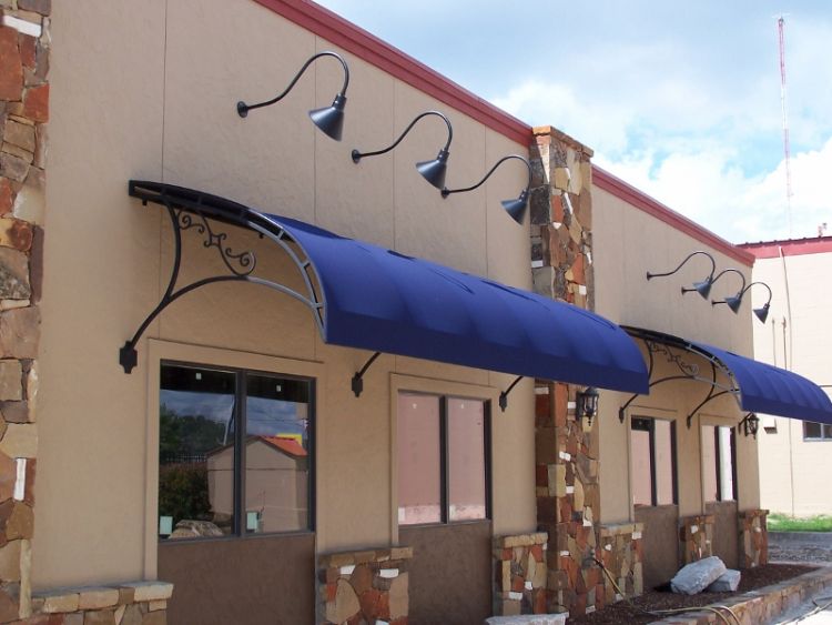 Desain Kanopi Minimalis Curve