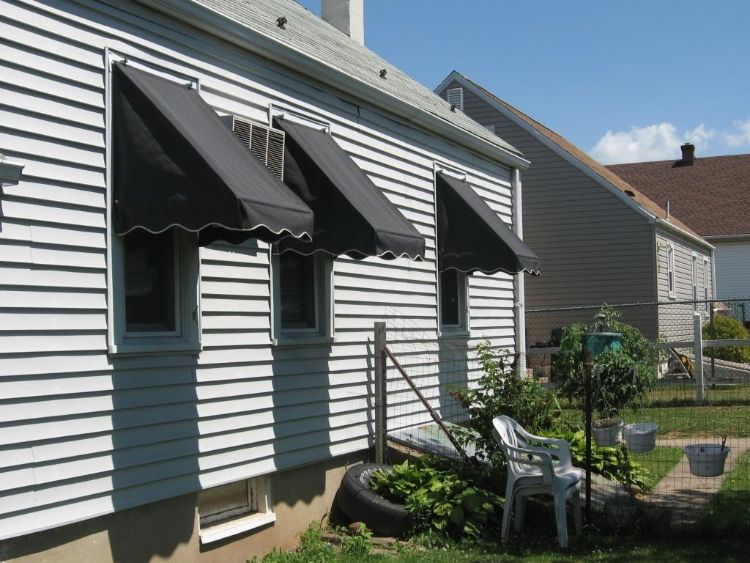 Kanopi Kain Hitam yang Ringkas