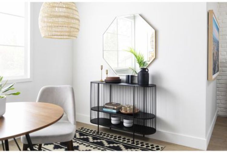 Meja Konsul Gaya Industrial