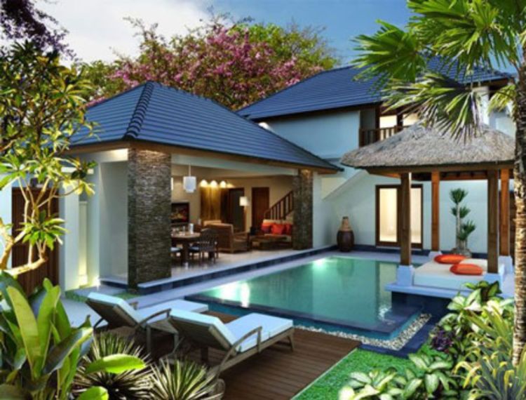 15 Desain Rumah Bali Minimalis Tropical/Open Space – Ilmuteknik.id