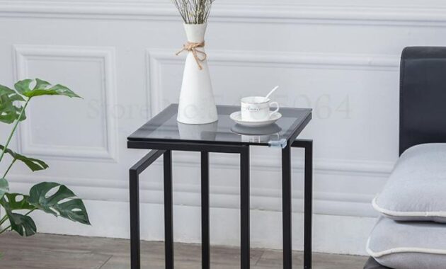 meja besi minimalis unik