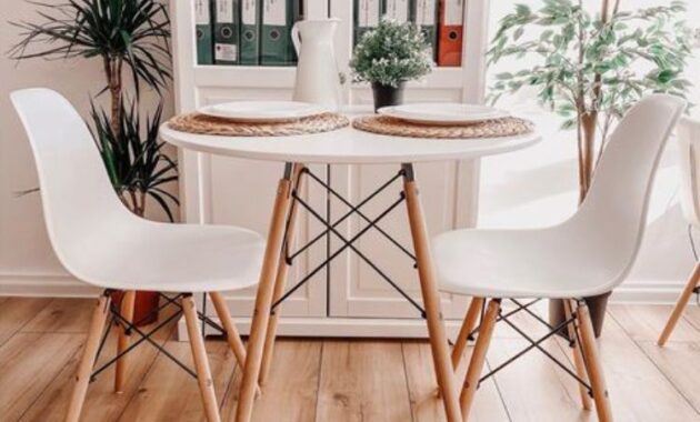 Meja Bundar Minimalis