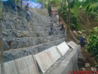 ilmuteknik.id - Metode Pemasangan Bronjong Sebagai Perlindungan Tebing