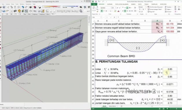Rumus teknik sipil Excel