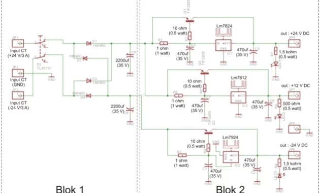 Komponen Rangkaian Power Supply dan Cara Kerjanya
