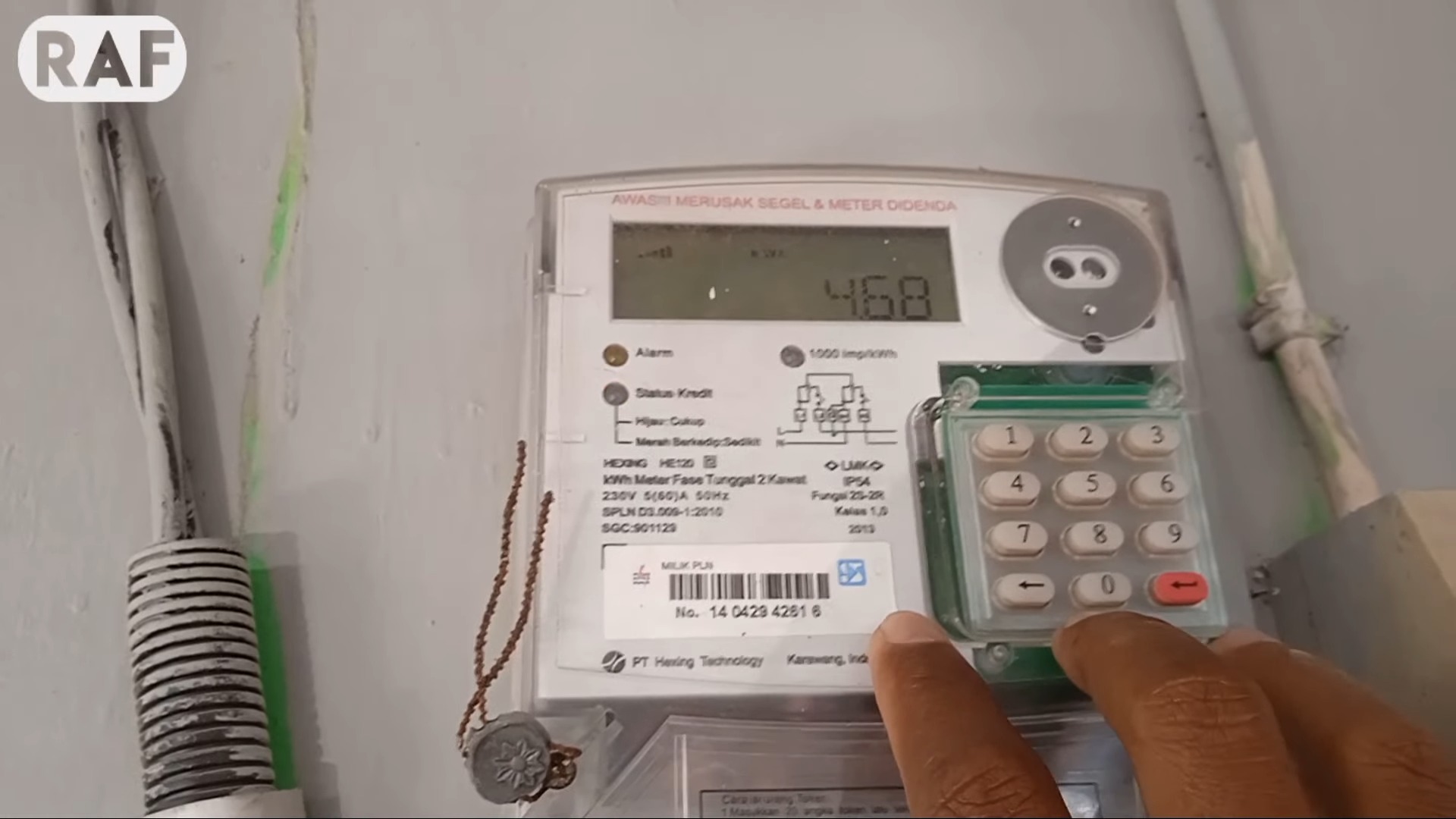 cara menghentikan bunyi token listrik 3