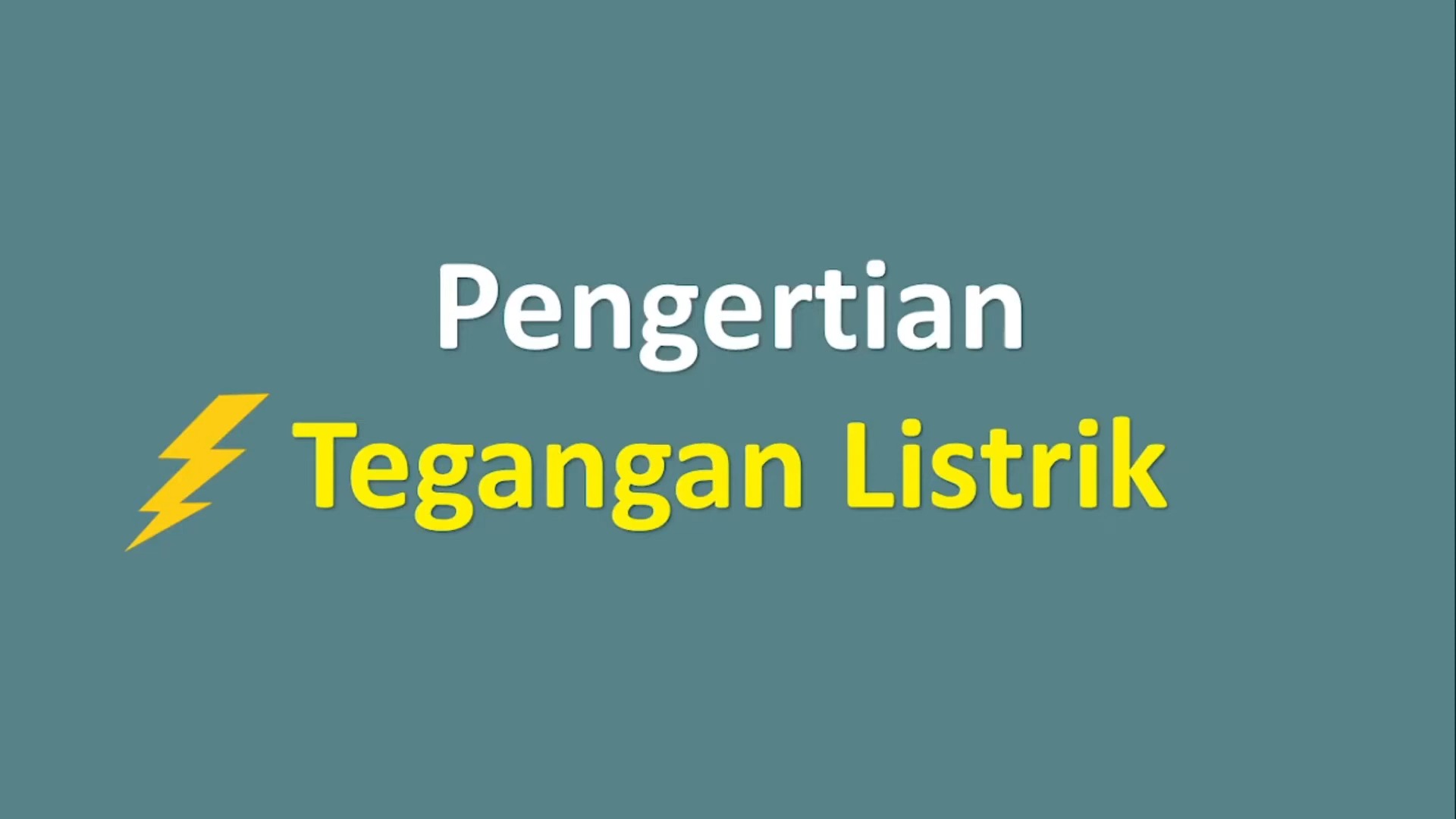 apa itu tegangan listrik 2