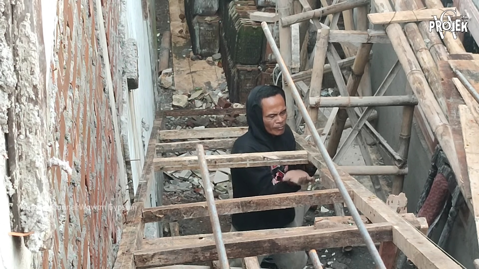 cara membuat tangga beton 2