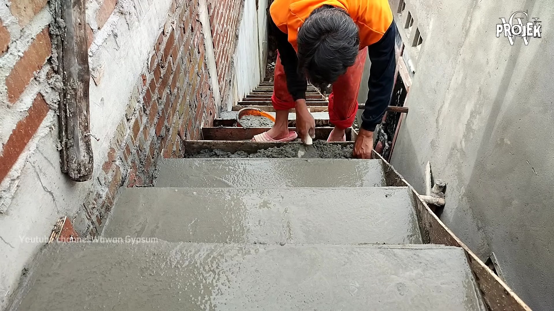 cara membuat tangga beton 3