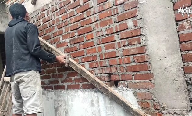 cara membuat tangga beton
